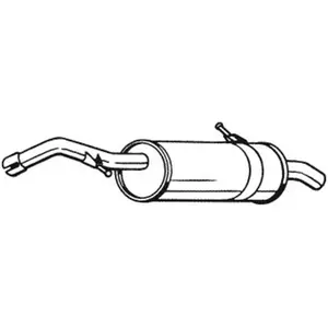 Comparateur de prix : Bosal Silencieux arrière PRIX CANON, par ex. pour Citroën, Peugeot