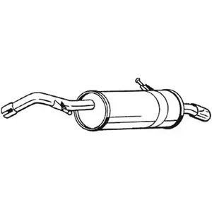 BOSAL Silencieux arrière pour CITROËN: C2 (Ref: 135-043) pas cher