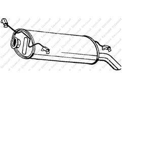BOSAL Silencieux arrière pour CITROËN: Xantia (Ref: 135-689) pas cher