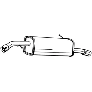 Comparateur de prix : Silencieux arrière BOSAL 135-143 - Réf. 135143