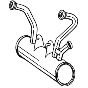 BOSAL Silencieux avant pour CITROËN: 2 CV, Mehari, Ami 8, Dyane, Ami 6 (Ref: 135-369) pas cher