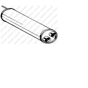 BOSAL Silencieux central pour CITROËN: BX (Ref: 135-493) pas cher