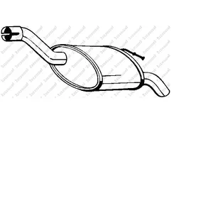 BOSAL Silencieux arrière pour FORD: Focus (Ref: 154-293) pas cher