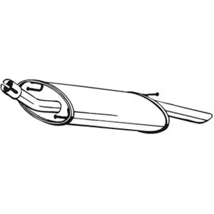 Comparateur de prix : BOSAL Silencieux arrière pour MAZDA: 121 & FORD: Fiesta (Ref: 154-955)
