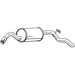 BOSAL Silencieux arrière pour FORD: Escort (Ref: 154-051) pas cher