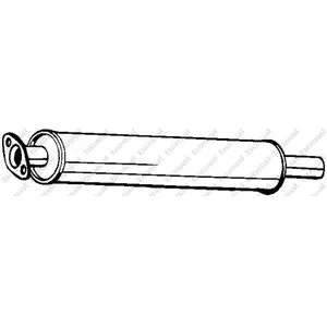 Comparateur de prix : BOSAL Silencieux central pour FORD: Focus, C-Max & VOLVO: V50, S40, C30 (Ref: 154-399)