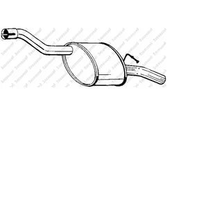 Bosal Silencieux arrière PRIX CANON, par ex. pour Ford pas cher