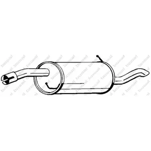 Comparateur de prix : BOSAL Silencieux arrière pour FORD: Fusion (Ref: 154-433)