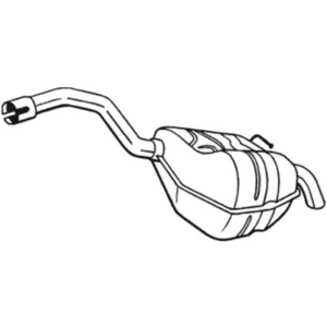 Bosal Silencieux arrière PRIX CANON, par ex. pour Volvo, Ford pas cher