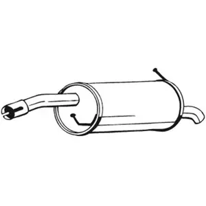 Comparateur de prix : BOSAL Silencieux arrière pour FORD: Fiesta (Ref: 154-409)