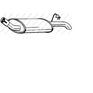 Comparateur de prix : BOSAL Silencieux arrière pour FORD: Fiesta (Ref: 154-799)