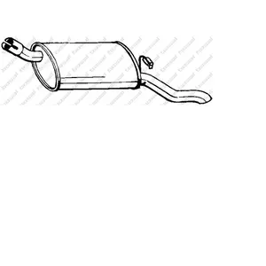 BOSAL Silencieux arrière pour OPEL: Corsa (Ref: 185-965) pas cher