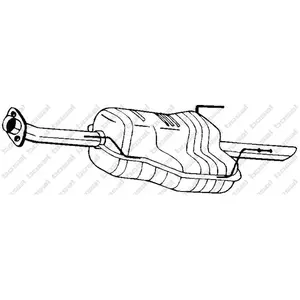 Comparateur de prix : BOSAL Silencieux arrière pour OPEL: Astra (Ref: 185-603)