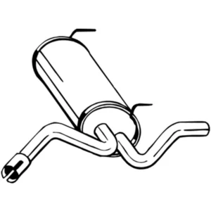 Comparateur de prix : BOSAL Silencieux arrière pour OPEL: Astra, Cascada (Ref: 185-199)
