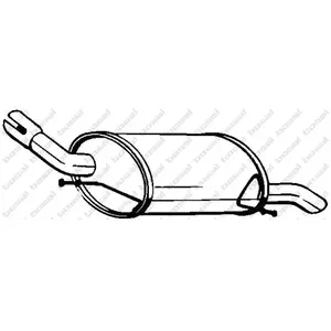 BOSAL Silencieux arrière pour OPEL: Astra (Ref: 185-133) pas cher