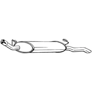 BOSAL Silencieux arrière pour OPEL: Vectra (Ref: 185-137) pas cher