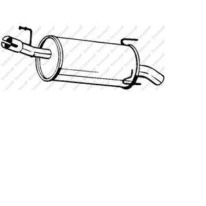 BOSAL Silencieux arrière pour OPEL: Meriva (Ref: 185-363)