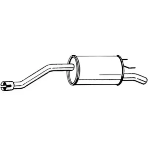 Comparateur de prix : Silencieux D'échappement Arrière Bosal 185497