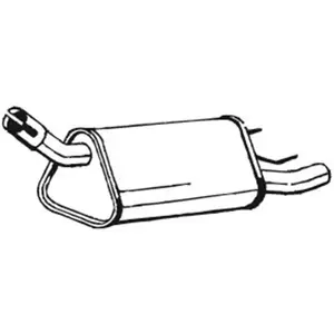 BOSAL Silencieux arrière pour OPEL: Corsa (Ref: 185-431) pas cher
