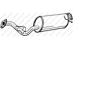 BOSAL Silencieux arrière pour MAZDA: E (Ref: 171-325) pas cher