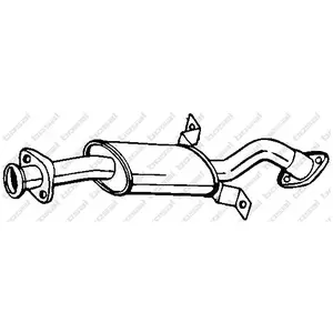 BOSAL Silencieux central pour MITSUBISHI: Shogun, Pajero, Montero (Ref: 177-257) pas cher