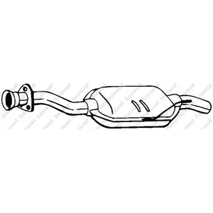 BOSAL Silencieux central pour MERCEDES-BENZ: Classe E (Ref: 175-009) pas cher