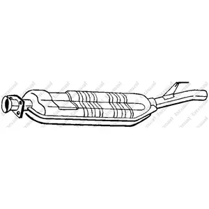 BOSAL Silencieux central pour MERCEDES-BENZ: Classe C (Ref: 175-397) pas cher