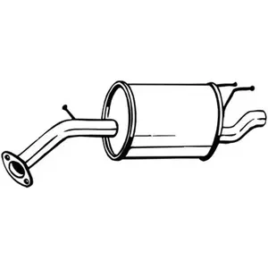 Bosal Silencieux arrière PRIX CANON, par ex. pour Chevrolet pas cher