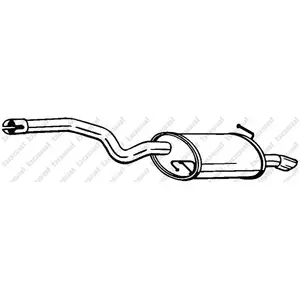 Bosal Silencieux arrière PRIX CANON, par ex. pour Audi pas cher