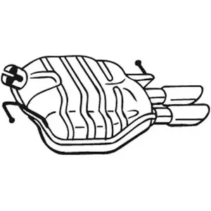 BOSAL Silencieux arrière pour AUDI: A5, A4 (Ref: 105-031) pas cher