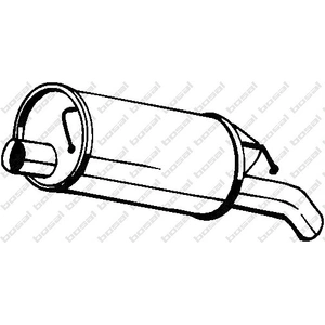 Bosal Silencieux arrière PRIX CANON, par ex. pour Audi pas cher