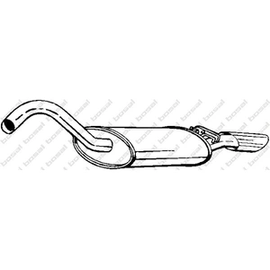 Bosal Silencieux arrière PRIX CANON, par ex. pour Audi pas cher