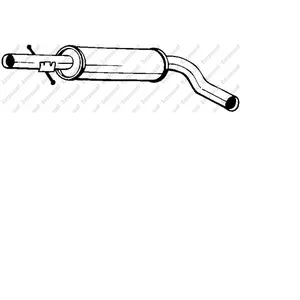 Comparateur de prix : Bosal Silencieux central PRIX CANON, par ex. pour VW, Seat, Skoda, Audi