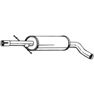 Comparateur de prix : Bosal Silencieux central PRIX CANON, par ex. pour Seat, VW, Skoda, Audi