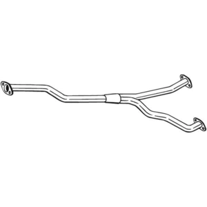 Bosal Tuyau d'échappement, centre PRIX CANON, par ex. pour Hyundai