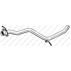Tuyau d'échappement 851-147 Bosal 851147 pas cher