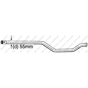 Comparateur de prix : BOSAL Tuyau d'échappement pour CITROËN: Xantia (Ref: 889-003)