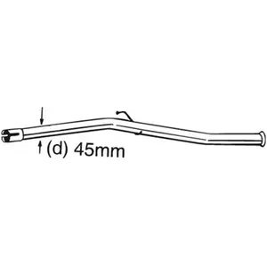 Tube D'échappement Bosal 889-161 pas cher