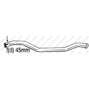 Comparateur de prix : BOSAL Tuyau d'échappement pour CITROËN: Xsara, ZX (Ref: 889-169)