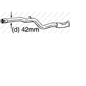 Comparateur de prix : BOSAL Tuyau d'échappement pour PEUGEOT: 106 & CITROËN: Saxo (Ref: 889-159)