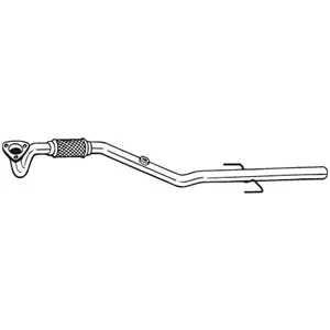 Bosal Tuyau d'échappement, avant PRIX CANON, par ex. pour Opel pas cher
