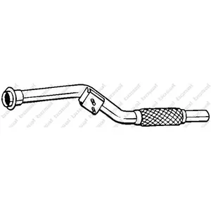 BOSAL Tuyau d'échappement pour MERCEDES-BENZ: Sprinter (Ref: 800-003)