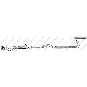 Comparateur de prix : Bosal Tuyau d'échappement, centre PRIX CANON, par ex. pour Ford