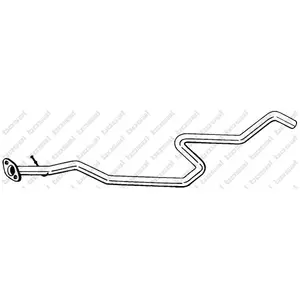Comparateur de prix : Bosal Tuyau d'échappement, centre PRIX CANON, par ex. pour Ford