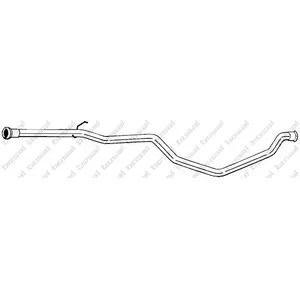 BOSAL Tuyau d'échappement pour PEUGEOT: 405 (Ref: 938-817) pas cher