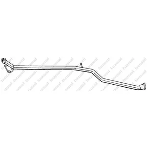 Tuyau d'échappement 952-151 Bosal 952151 pas cher