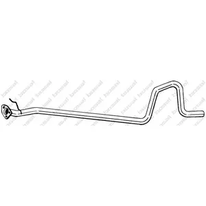 Bosal Tuyau d'échappement, centre PRIX CANON, par ex. pour Land Rover pas cher