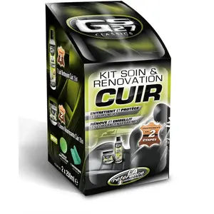 Comparateur de prix : GS27 Kit Soin et Renovation Cuir - 500 ml