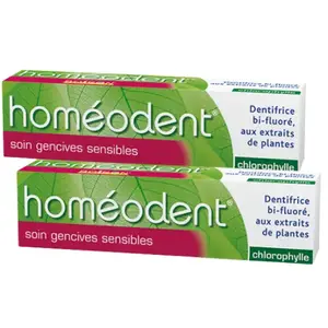Boiron Homéodent Dentifrice Soin Complet Chlorophylle Lot de 2 x 75ml pas cher