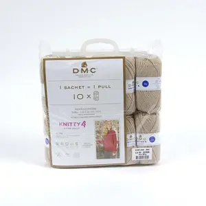 Comparateur de prix : DMC Pack de Fil Knitty 4 10 Pelotes 964 Beige
